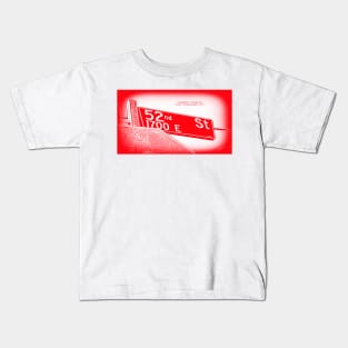 52nd Street PUEBLO, Los Angeles, California by Mistah Wilson Kids T-Shirt